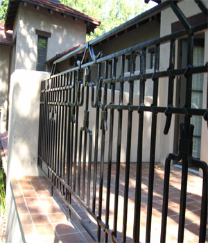 Tubular Powder Coated Steel Fencing Hobart